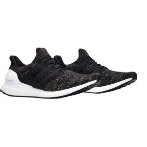 Adidas Ultra Boost 4.0 Black Multi Athletic Running Shoe F35232 Size 10